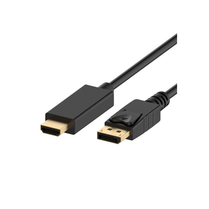 ewent ewent ec1430 adaptador de cable de video 1 m displayport hdmi tipo a (estandar) negro