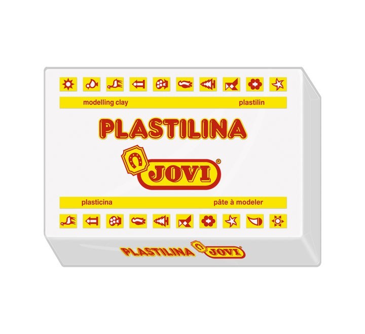 pastilla plastilina jovi 350g blanco 7201