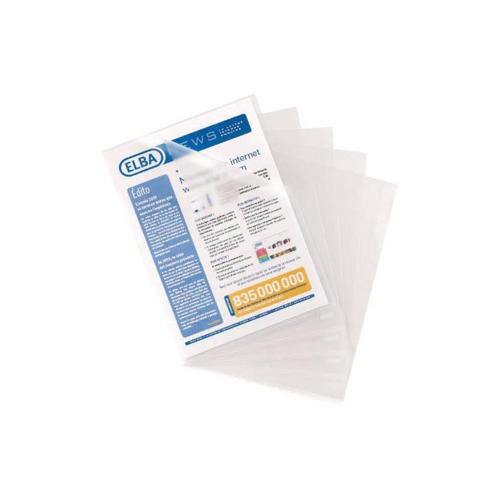 elba caja 100 dossiers unero plastico standard folio color piel naranja elba 400005376