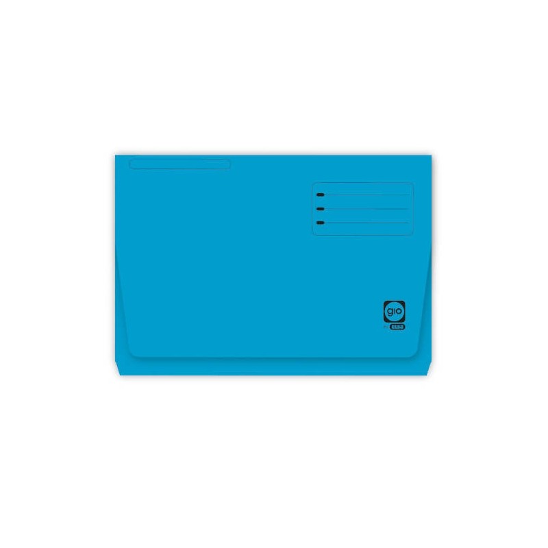 gio subcarpeta con bolsa y solapa intensas 320 grs folio color azul gio 400040682  pack: 25 unidades