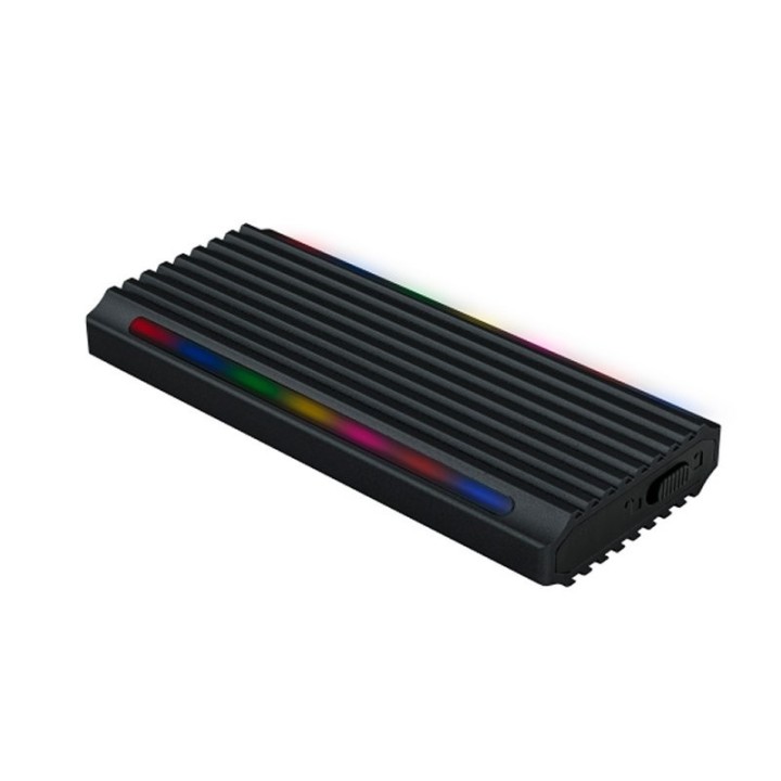 tooq caja externa ssd m.2 ngff/nvme usb-c negro