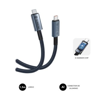 subblim subblim cable high 240w c-c usb4.0 8k 1,5m