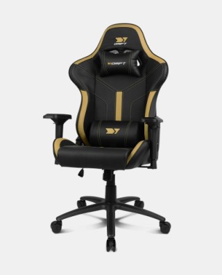 drift drift dr350 butaca para jugar asiento acolchado oro, negro