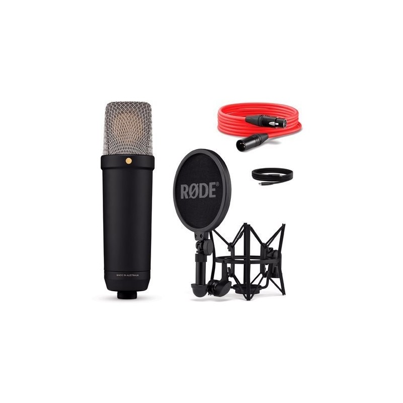 microfono rode nt1 5th gen black usb-c xlr jfet capsula 1  side