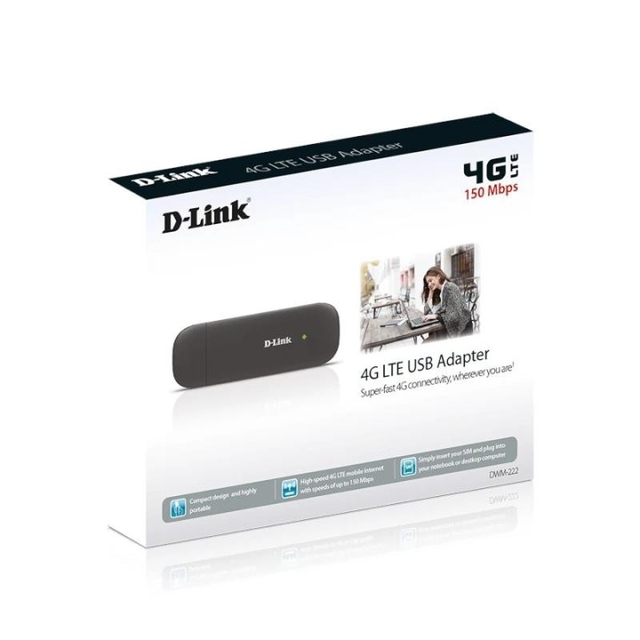 d-link dwm-222/r 4g lte usb adapter sim 3g/4g