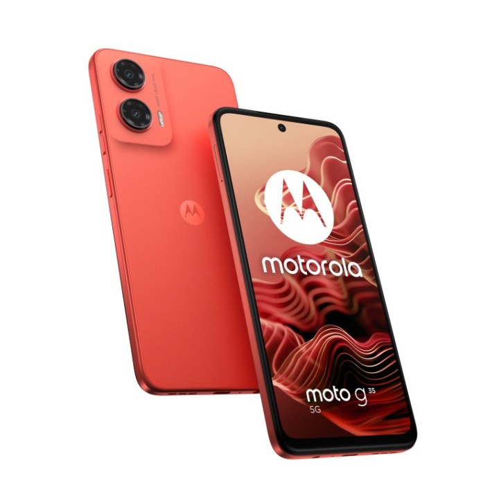 smartphone motorola moto g35 5g 8gb/256gb hot coral