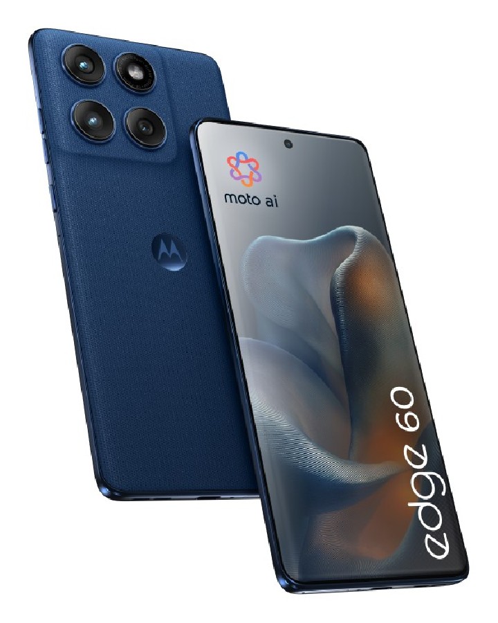 smartphone motorola moto edge 60 5g 16gb 512gb gibraltar blue