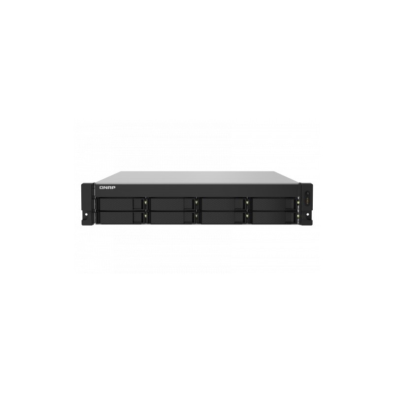 qnap qnap ts-832pxu nas bastidor (2u) ethernet aluminio, negro al324