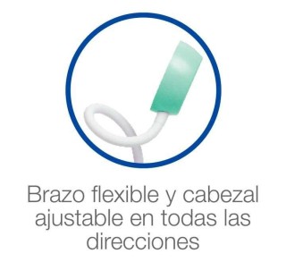 (desc.) lampara flexo oxford click led ice mint