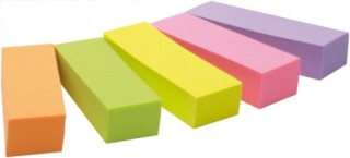 post-it pack 5 blocs 100 hojas mininotas 15x50mm colores surtidos 670-5 post-it 7100172770