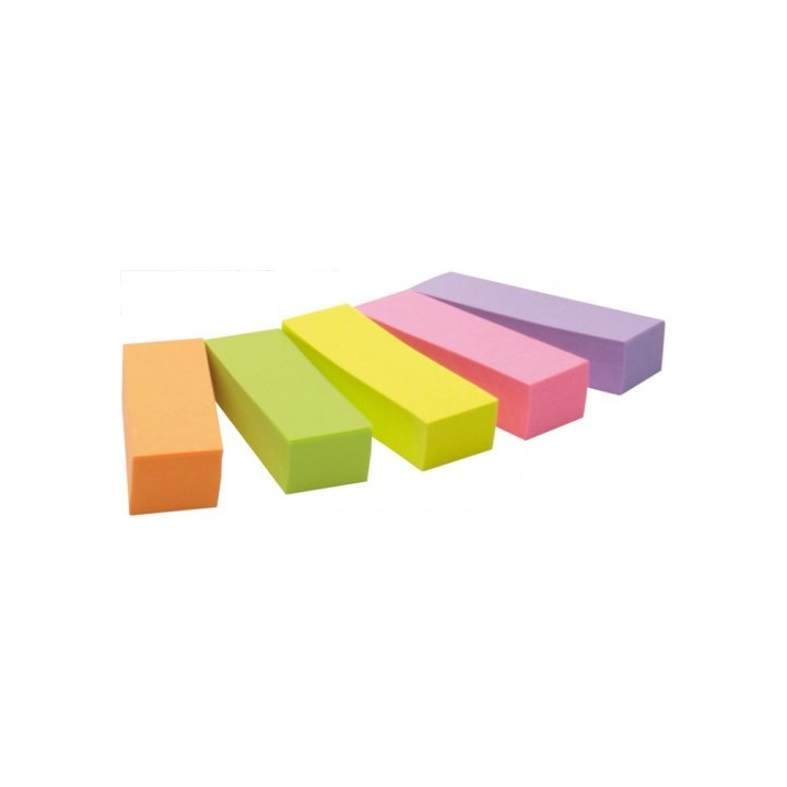 post-it pack 5 blocs 100 hojas mininotas 15x50mm colores surtidos 670-5 post-it 7100172770
