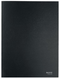 leitz carpeta carton 3 solapas a4 recycle 100% negro leitz 39060095