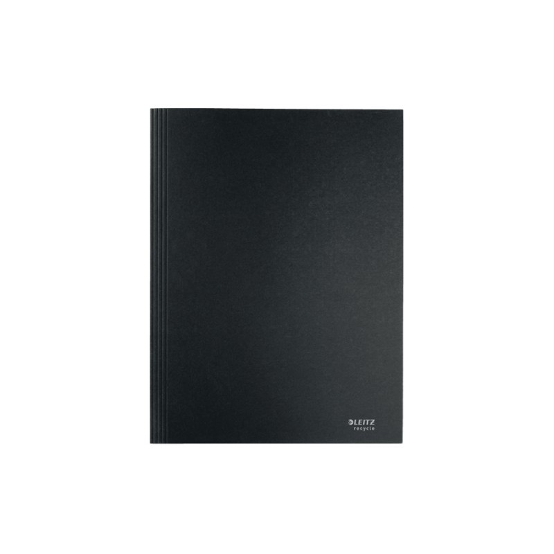 leitz carpeta carton 3 solapas a4 recycle 100% negro leitz 39060095