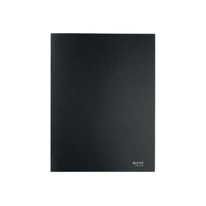 leitz carpeta carton 3 solapas a4 recycle 100% negro leitz 39060095