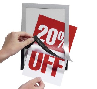 b. 2 marco durable duraframe adh a5 plata