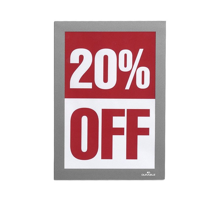 b. 2 marco durable duraframe adh a5 plata