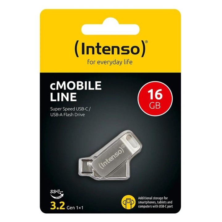 intenso lapiz usb cmobile usb 3.0 + typec 128gb