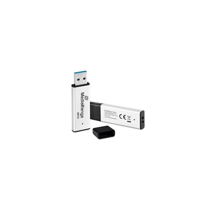 pendrive 64gb usb 3.2 mediarange lectura 80mbs escritura 25mbs