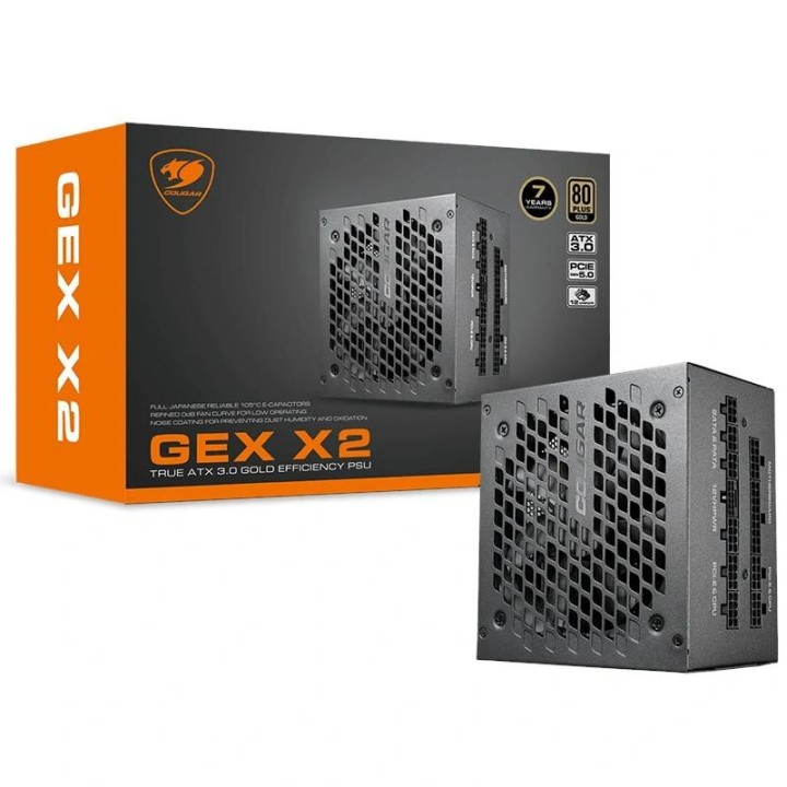 cougar fuente gex x2 850w modular 80plus gold