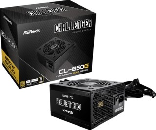 asrock asrock challenger cl-850g unidad de fuente de alimentacion 850 w 20+4 pin atx atx negro