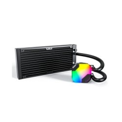 disipador refliquida montech hyperflow 240 black aio cooler 3100rpm argb radiador 27mm