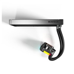 disipador refliquida montech hyperflow 240 black aio cooler 3100rpm argb radiador 27mm