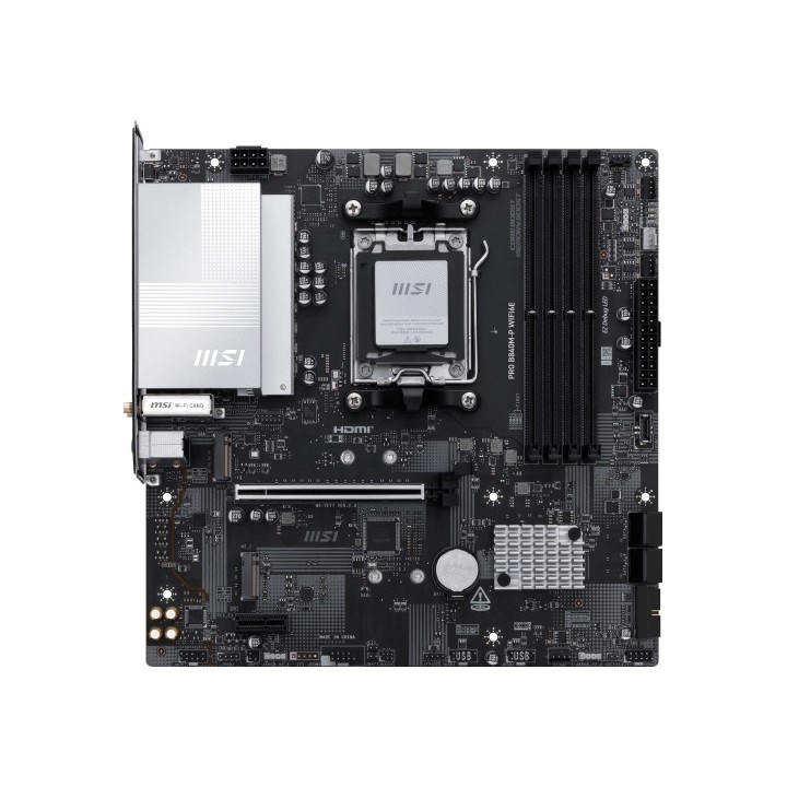 msi msi pro b840m-p wifi6e placa base amd b840 zocalo am5 micro atx