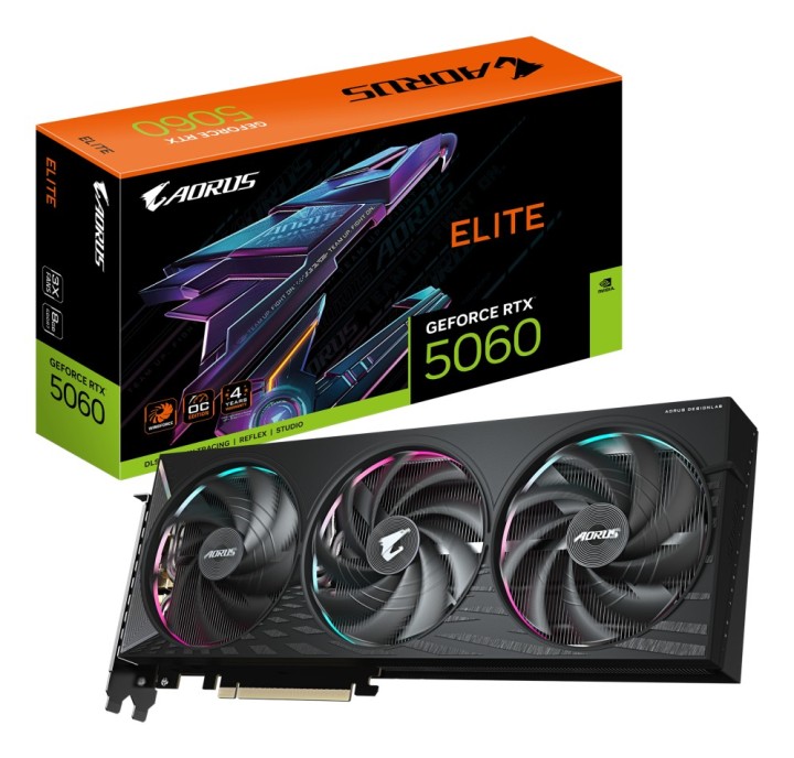 tarjeta grafica gigabyte gaming rtx 5060 aourus 8gb gddr7