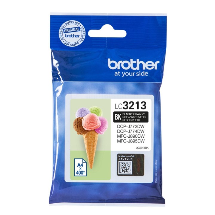 brother cartucho tinta brother lc3213bk negro 400 paginas