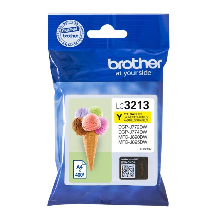 brother cartucho tinta brother lc3213y amarillo 400 paginas