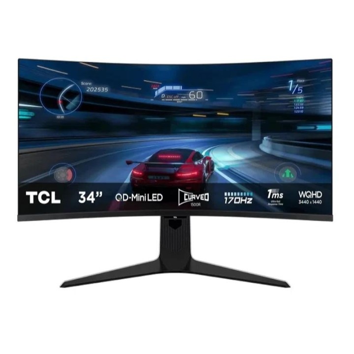 tcl 34r83q monitor 34 miniled 4k 170hz 1ms curv