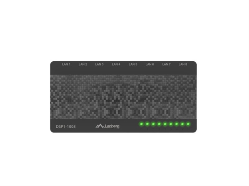 switch lanberg 8 puertos gigabit rj45 ethernet