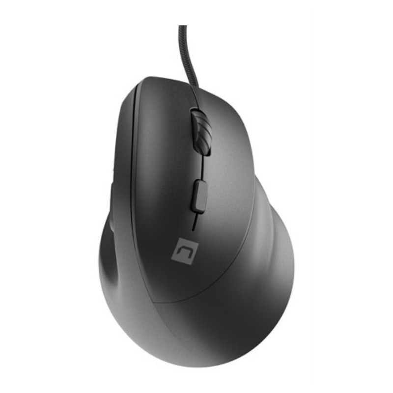raton natec crake 2 pro vertical diestro 12.800 dpi optico negro usb