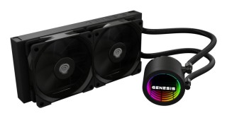 ventilador genesis refrigeracion liquida hydria 240 120mm + pasta termica