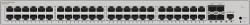 huawei huawei s310-48p4x gigabit ethernet (10/100/1000) energia sobre ethernet (poe) 1u gris