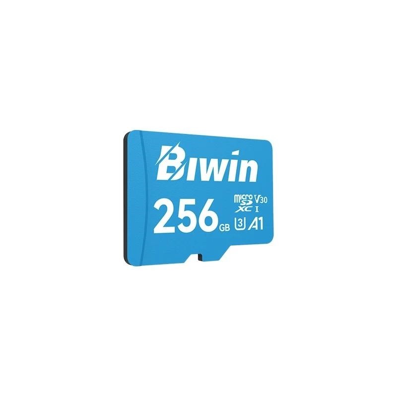 biwin ms100 microsdxc uhs-1 256gb c10 u3 v30 a1