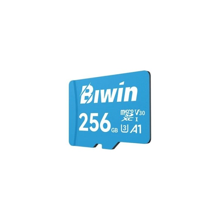 biwin ms100 microsdxc uhs-1 256gb c10 u3 v30 a1