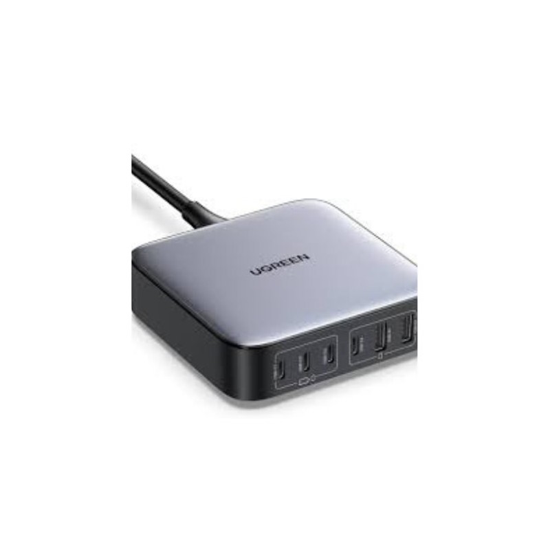 cargador escritorio ugreen 200w gan 4xusb-c 2xusb-a carga simultanea