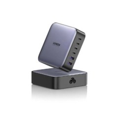 cargador escritorio ugreen 200w gan 4xusb-c 2xusb-a carga simultanea