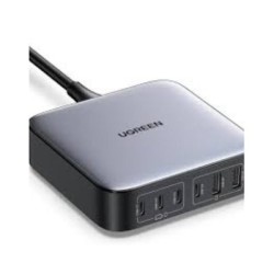 cargador escritorio ugreen 200w gan 4xusb-c 2xusb-a carga simultanea