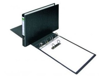 elba elba carton compacto carpeta de carton a3 negro  pack: 25 unidades