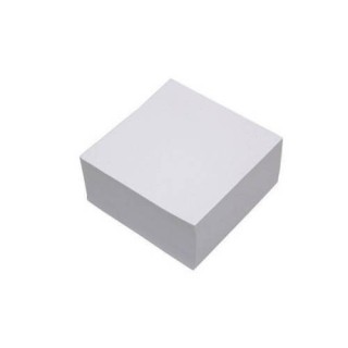 office club taco de notas encolado blanco de 500 hojas de 10x10 cm. office club 320076