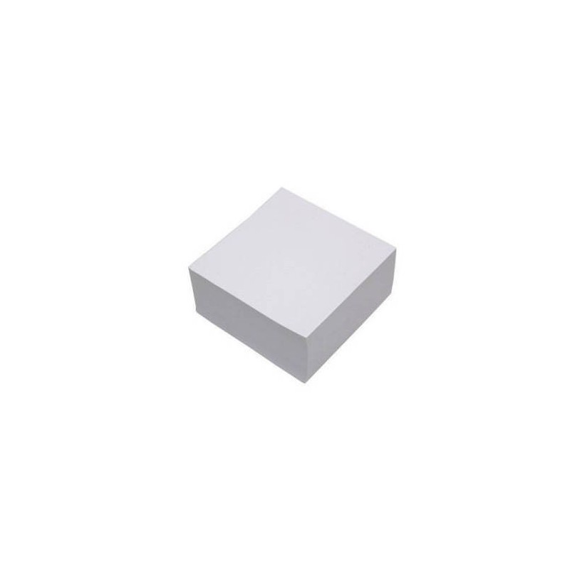 office club taco de notas encolado blanco de 500 hojas de 10x10 cm. office club 320076