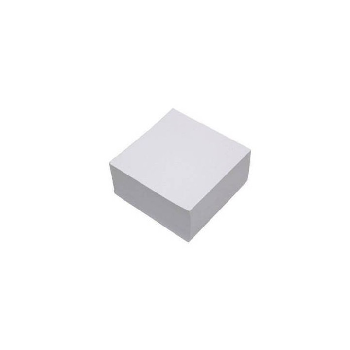 office club taco de notas encolado blanco de 500 hojas de 10x10 cm. office club 320076