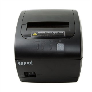 iggual impresora termica tp7001 usb+rj45 negro