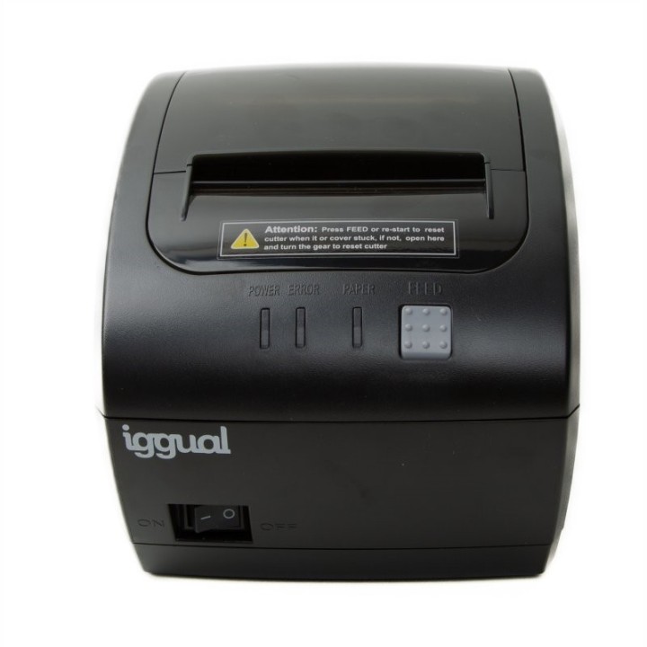 iggual impresora termica tp7001 usb+rj45 negro