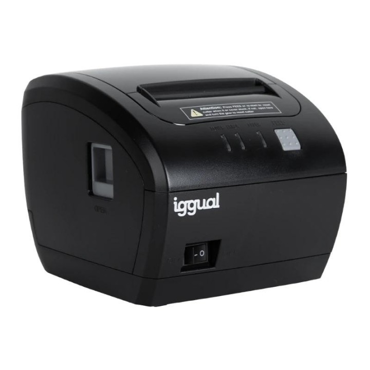 iggual impresora termica tp easy 80 usb+rj11 negra