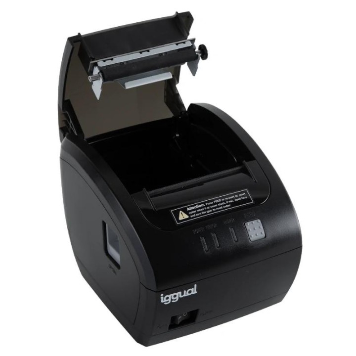 iggual impresora termica tp easy 80 usb+rj11 negra