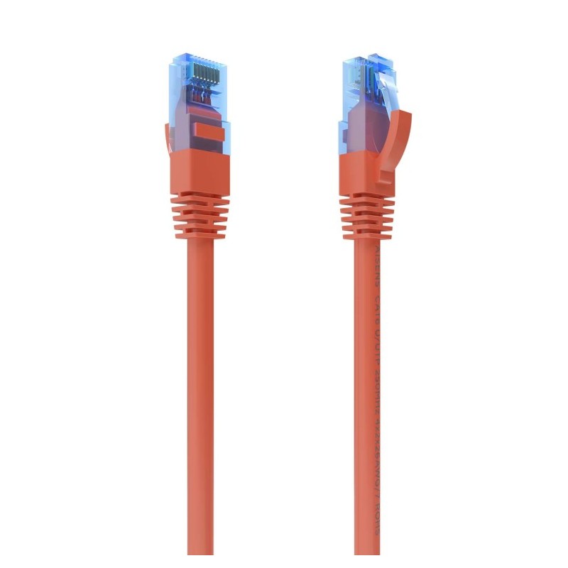 cable red aisens latiguillo rj45 cat.6 utp awg26 cca rojo 1.0m