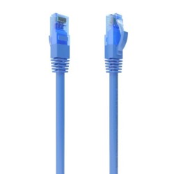cable red aisens latiguillo rj45 cat.6 utp awg26 cca azul 1.0m